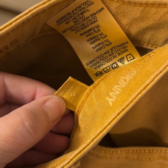 Michael Kors Mustard Yellow Jeans - Picture 3 of 6